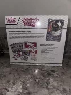 Pokemon Center TCG White Flare Elite Trainer Box ETB Factory Sealed - Image 2