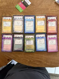 Pokemon Eevee Pikachu Yu Nagaba Campaign Sequential Set PSA 10 - Image 1