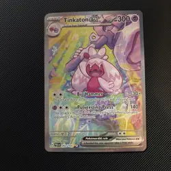 Pokemon TCG Tinkaton EX 262/193 Sv02: Paldea Evolved Special Illustration Rare - Image 2