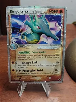 Pokemon TCG: Kingdra ex (Delta Species Ultra Rare 94/101 Dragon Frontiers DMG HP - Image 1