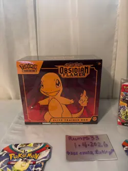 Pokemon TCG Obsidian Flames Elite Trainer Box (ETB) New/Sealed + Large Lot - Image 2