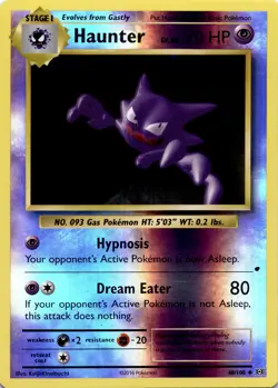 Haunter 48/108 Uncommon Pokemon TCG XY - Evolutions NM - Image 1