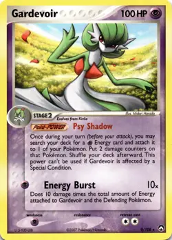 Gardevoir - 9/108 (EX Power Keepers) 009/108 Rare Pokemon TCG Deck Exclusives NM - Image 1