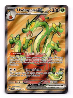 Hydrapple ex 156/142 Ultra Rare Pokemon TCG SV07: Stellar Crown NM - Image 1