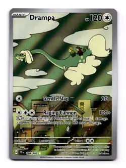 Drampa - 184/162 Illustration Rare Pokemon TCG SV05: Temporal Forces NM - Image 1