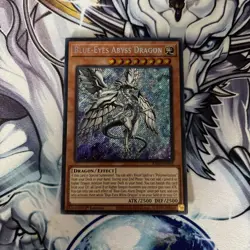 (EF) Yugioh x1 Blue-Eyes Abyss Dragon RA01-EN016 Secret Rare 1st Ed VLP - Image 1