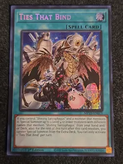 Yugioh Ties That Bind MP25-EN071 1st Edition Prismatic Secret Rare NM - Image 1