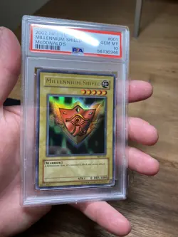 YuGiOh Millennium Shield MP1-001 PSA 10 GEM MINT. EXTREMELY RARE. POP ONLY 37! - Image 3