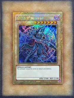 Yugioh Dark Magician MVP1-ENGV3 Gold Secret Rare Limited Edition NM - Image 1