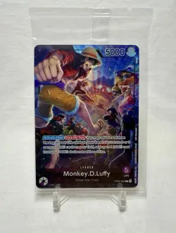 Monkey D Luffy PSA Magazine One Piece Promo Card OP05-060 English NM (Sealed) - Image 1