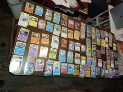 Lot of Pokemon Cards Condition Varying From Good to Fair. 181 Total Cards - Image 1