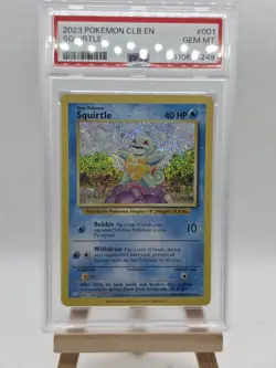 2023 POKEMON CLB-TRADING CARD GAME CLASSIC #001 SQUIRTLE PSA 10 - Image 1