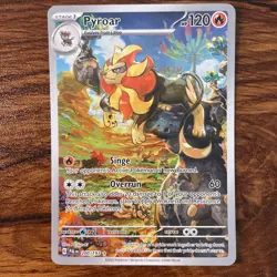 Pyroar 200/193 Paldea Evolved ILLUSTRATION RARE Holo Pokemon Card NM - Image 1