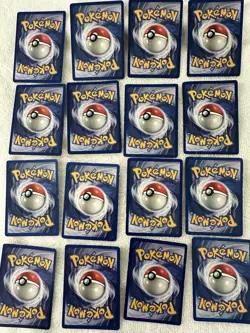 Pokemon 1995-1999 1st Edition Base Starter Set Lot 16 Cards No Duplicates - Image 2