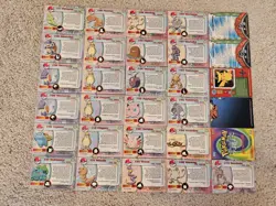 30x 1999 Topps Pokemon TV Animation Pink Logo Series Cards Vintage Lot HTF - Image 3