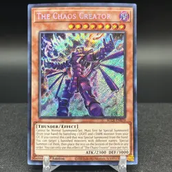 The Chaos Creator BLCR-EN070 1st Edition Secret Rare Yugioh Card - Image 1