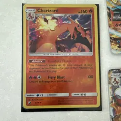 Pokemon TCG Charizard Lot - 4 Cards GX, EX, Mega Sun & Moon Nintendo English - Image 5