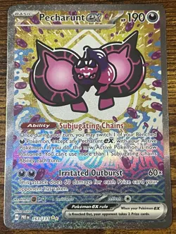 Pecharunt EX Special Illustration Rare Card Prismatic Evolutions Pokemon TCG - Image 1