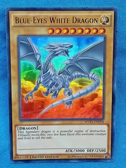YuGiOh Cards - Blue-Eyes White Dragon - MVP1-ENSV4 **Near Mint** - Image 1