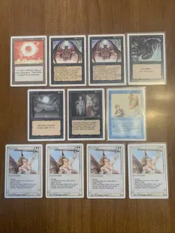 1994 Magic: The Gathering - Revised(3rd) - Lot of 11 Vintage Cards - Excellent - Image 1