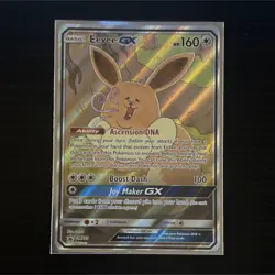 Pokemon Eevee GX SM233 Full Art Holo Promo Card Basic GX SM English EXCELLENT - Image 1