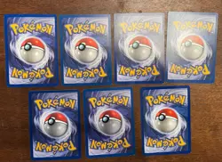 Pokemon TCG 1999 - Jungle/Fossil 1ST EDITION LOT of 7 Cards - LP - Image 2