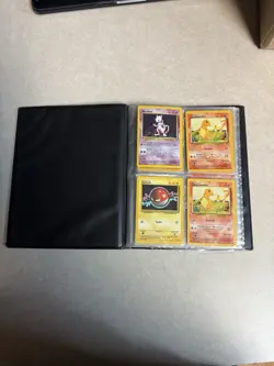 Pokemon 1999 Wizards of the Coast Trading Card Game Binder w/ 28 Cards Mewtwo 742818083201 - Image 2