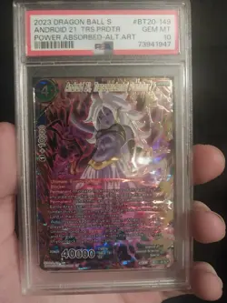 Psa 10 / Android 21 Transcendental Predator SCR Alt Art / Dragon Ball Super Card - Image 1