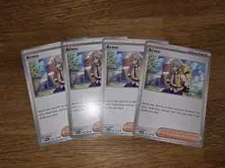 Pokemon TCG Arven Playset Scarlet Violet Base 166/198 Set Of 4 Cards - Image 1