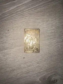 1999 Pokemon Charizard 23k Gold Plated Metal Card Limited Edition Burger King - Image 1