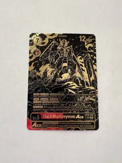 Digimon Card Game Sinister Order BlackWarGreymon ACE (Rare Pull) EX10-010 SR - Image 1