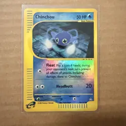 Chinchou - 70/147 - Pokemon Aquapolis Reverse Holo Rare Card NM - Image 1
