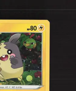 Morpeko SWSH031 Sword & Shield Black Star Promo Holo SWIRL Pokemon Card LP - Image 4
