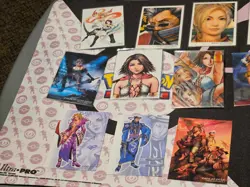 Final Fantasy Art Museum 2001 Trading Card FF 10 X-Lot of 25 + Cards Yuna, Rikku - Image 3