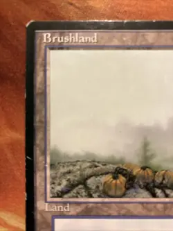 MTG Brushland Ice Age Played Condition Rare Land Vintage!!! - Image 3