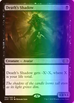 Death's Shadow ~ Double Masters [ NearMint ] [ Magic MTG ] Foil - Image 1