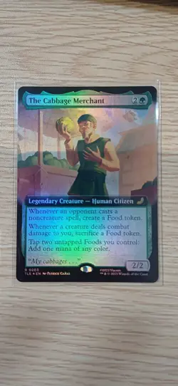 The Cabbage Merchant | Extended Art | Foil | MTG | TLA | Near Mint | English EN - Image 1