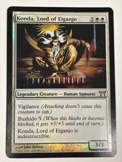 MTG Konda, Lord Of Eiganjo - Champions Of Kamigawa #30 FOIL Rare - Image 1