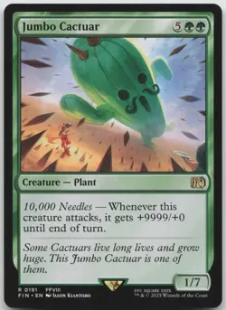 Jumbo Cactuar R FINAL FANTASY 191 NM - Image 1