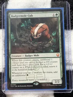 Badgermole Cub TLA 0167 NM Magic The Gathering - Image 1