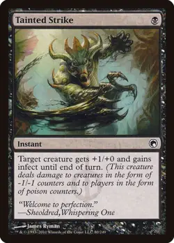 Tainted Strike Set: Scars of Mirrodin Finish: Non-Foil Rarity: Common - Image 1