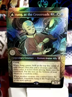 Aang, at the Crossroads Avatar: The Last Airbender Foil Legendary Creature GWU - Image 1
