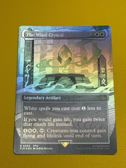 The Wind Crystal (Borderless) Final Fantasy Foil - Image 1