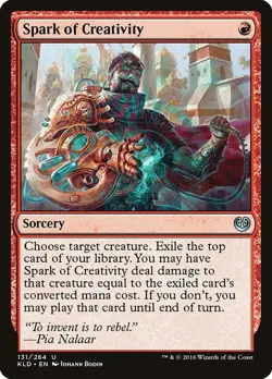MTG | 4x SPARK OF CREATIVITY x4 | KLD Kaladesh | Nearmint | Ships Free! - Image 1