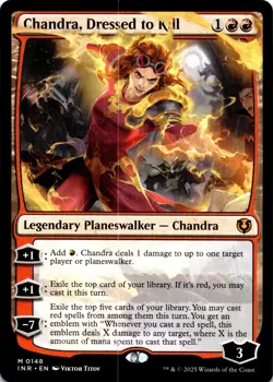 MTG Chandra, Dressed to Kill (148) | NM | Innistrad Remastered {INR} - Image 1