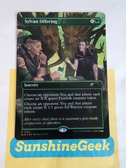 Sylvan Offering (Rainbow Foil) Secret Lair Drop Foil - Image 1