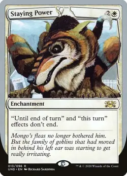 Staying Power Unsanctioned NM MTG Non-Foil - Image 1
