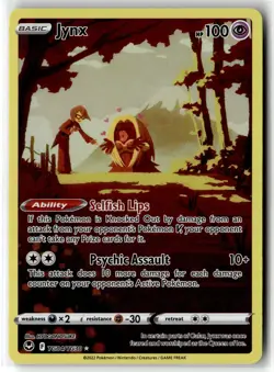 Jynx ⭐ TG04/TG30 Holo Silver Tempest Trainer Gallery Pokemon NM - Image 1