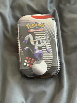 Pokemon SV10.5 Unova Mini Tin Black Bolt White Flare Mienshao & Klinklang New - Image 1