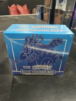 Pokemon TCG Sword & Shield - Battle Styles - Elite Trainer Box ETB - (BLUE) - Image 1